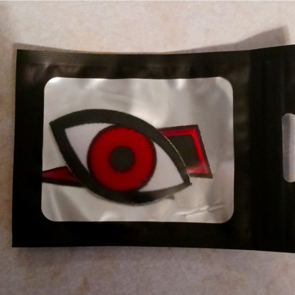 Red and Black Eye Patch